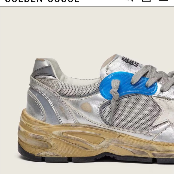 NWT 🩶👟 WOMEN’S GOLDEN GOOSE DAD STAR SNEAKERS - SIZE 36 - Picture 5 of 14